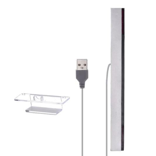 For Wii/Wii U Wired Remote Sensor Bar Reciever Sensor Bar USB Replacement Infrared TV Ray Wired Sensor Bar
