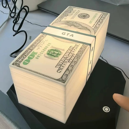 Magnetic Levitating Money Lamp Floating Glowing Cash Gamer Desk Setup Cyberpunk Decor Gift