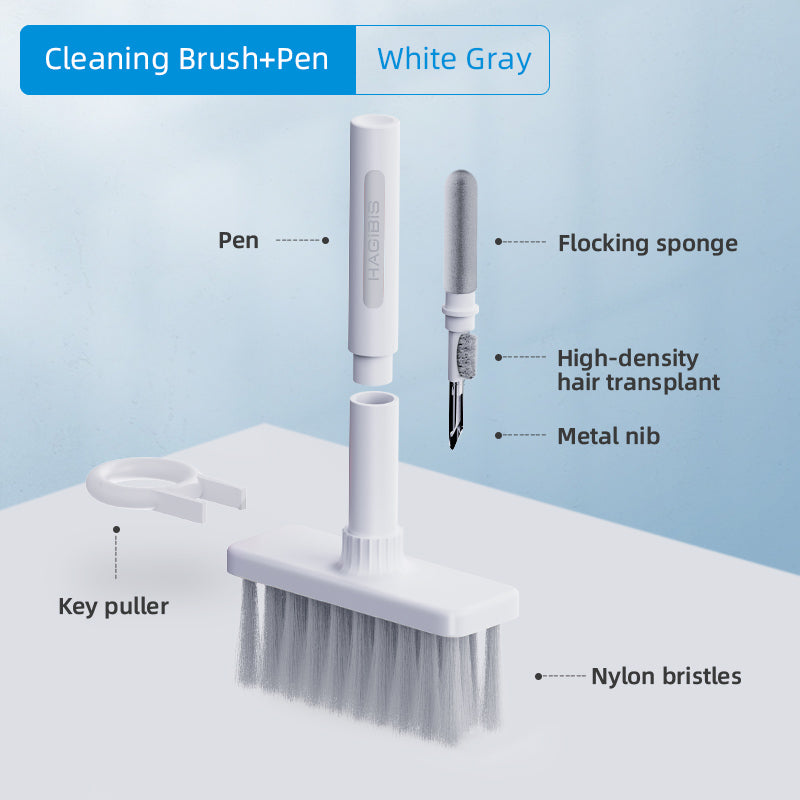 Keyboard Cleaning Brush 4 in 1 Multi-Fuction Computer Cleaning Tools Corner Gap Dust Removal Cleaning Brush for Gamers