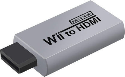 Wii to Hdmi Converter Wii to HDMI Adapter 720P and 1080P Wii2Hdmi Adapter Connector Output Video with 3.5Mm Audio Jack - Supports All Wii Display Modes