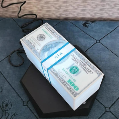 Magnetic Levitating Money Lamp Floating Glowing Cash Gamer Desk Setup Cyberpunk Decor Gift