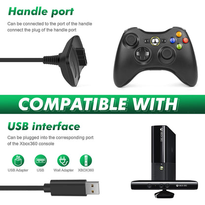For Microsoft Xbox Wireless Controller Dongle Adapter Xbox 360 PC Windows 10 11