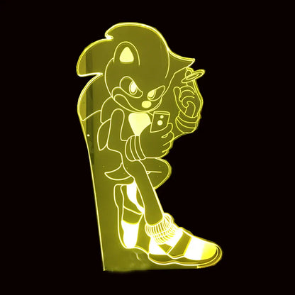 Sonic LED Lamp - Speelse Verlichting Voor Gamers