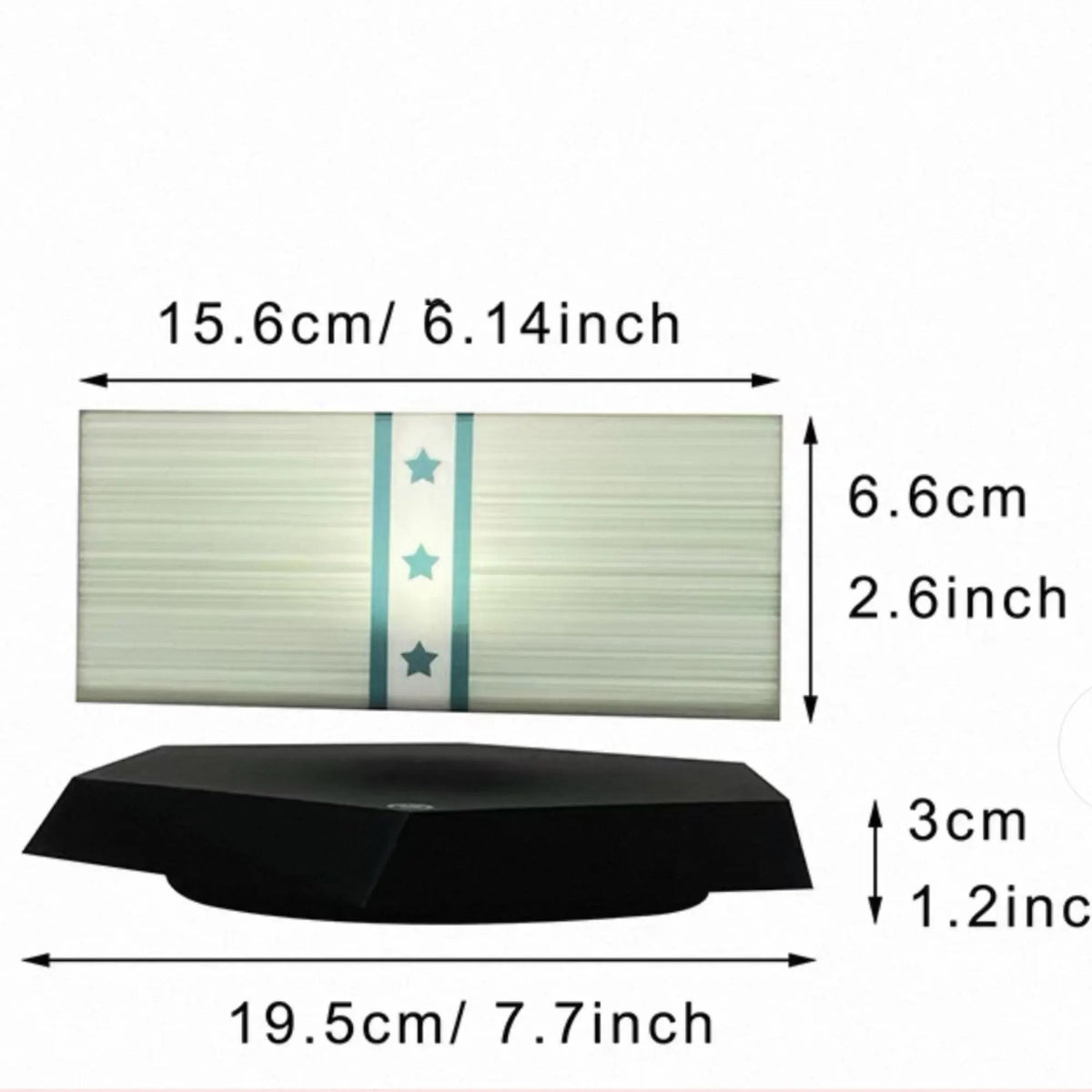 Magnetic Levitating Money Lamp Floating Glowing Cash Gamer Desk Setup Cyberpunk Decor Gift