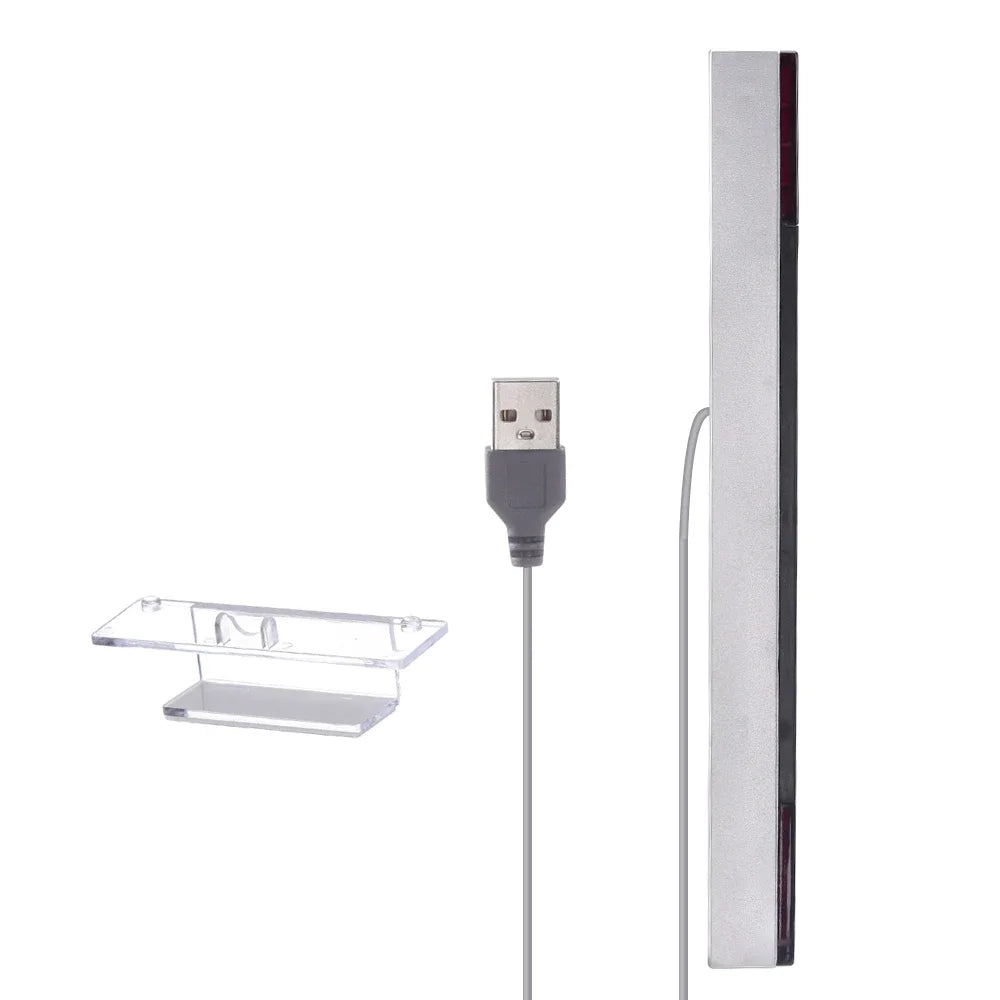 For Wii/Wii U Wired Remote Sensor Bar Reciever Sensor Bar USB Replacement Infrared TV Ray Wired Sensor Bar