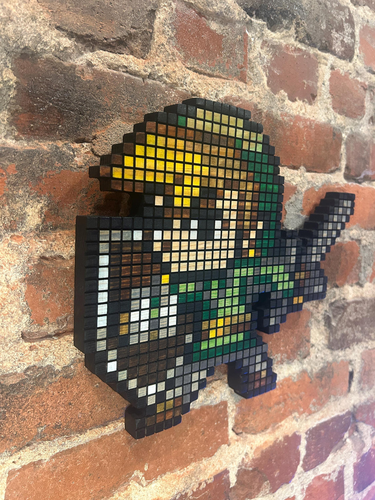 Handmade 8-Bit Toon Link Wall Art: Retro Gaming Decor