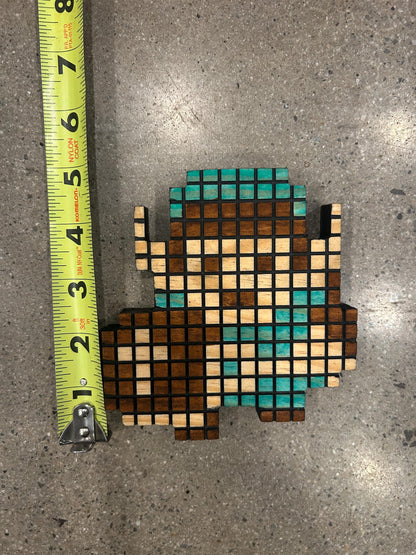 8-Bit Gaming Character Magnets (Mario, Luigi, Link) - Wooden Pixel Decor | Handmade Retro Gaming Gift for Gamers and Collectors and Mancave
