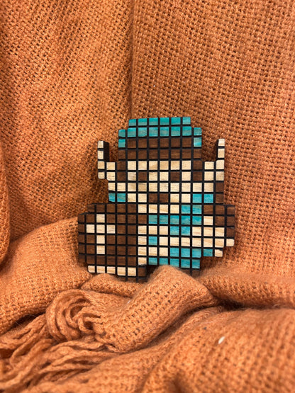 8-Bit Gaming Character Magnets (Mario, Luigi, Link) - Wooden Pixel Decor | Handmade Retro Gaming Gift for Gamers and Collectors and Mancave